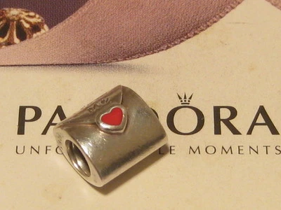 $39 • Buy Authentic Pandora Silver Love Letter Envelope Charm - 790894en09