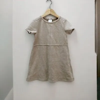 $16 • Buy NWOT Zara Taupe Baby Doll Dress, Size 6