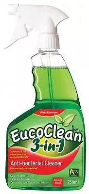 Eucoclean 3-in-1 Pure Eucalyptus Essential Oil Anti-Bacterial Spray - 750mL • $21.41