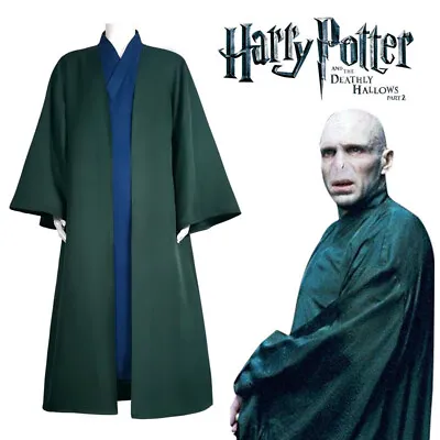 Harry Potter Lord Voldemort Magic Robe Cosplay Costume Mens Halloween Costume  • $58.14