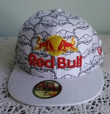 🦬RED BULL New Era 59FIFTY Peak Hat Cap 56cm 7 Trendy • $38.60