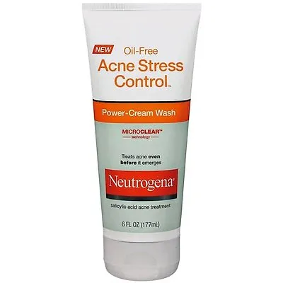 $14.99 • Buy Neutrogena Acne Stress Control Prower-Cream Wash - 6 Oz (Two Tubes)