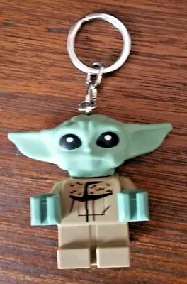 LEGO Star Wars Yoda Mini Figure LED Lite Keychain Key Light Keyring Chain Torch • $28.50
