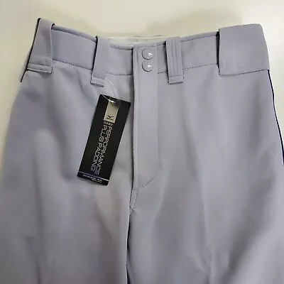Mizuno Youth XL Gray Baseball Pants Hemmed Performance Plus Padding NEW • $32.95
