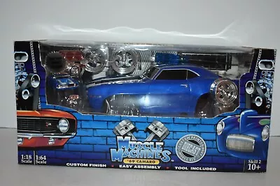 Muscle Machines Build It 69 1969 Chevy Camaro Model Kit  1:18 & 1:64 2002 MISB • $80