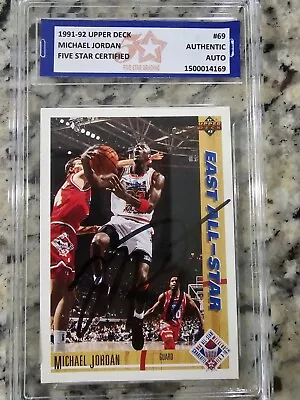 Michael Jordan Autographed Card Authenticated • $100