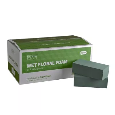 Wet Foam Bricks For Fresh Flowers Box Of 20 Good Quality Oasis Floral Blocks • £16.99