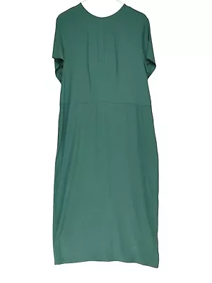 Universal Standard For J Crew Knee Length Midi Dress XL Sheath Modern Green • $39.99