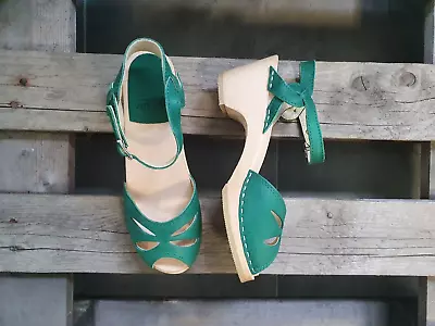 Maguba Rio Green Vegetable Tanned Size 37 • $79