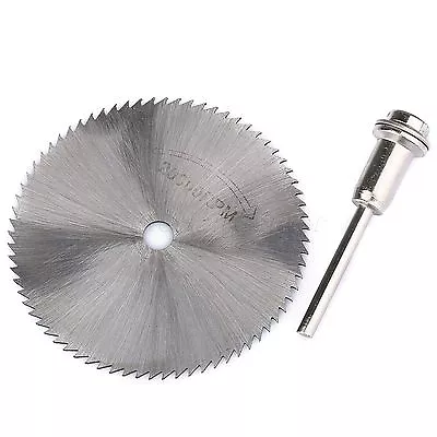 New 1.25  High-Speed Steel Mini Saw Blade W / Mandrel Rotary Tool # SS40SM • $7.98