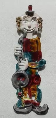 £14.99 • Buy Vintage Licinio Portuguese Wall Plaque Retro 15  Comical Clown Figure #1