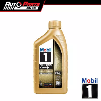 Mobil 1 0W-20 Engine Oil Full Synthetic 1 Litre | 143305 • $39.99