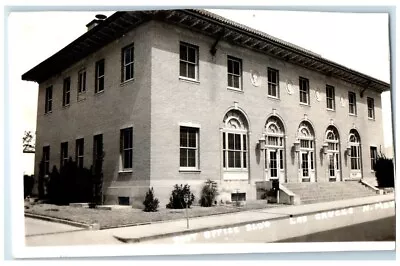 C1940's Post Office Building View Las Cruces New Mexico NM RPPC Photo Postcard • $39.95