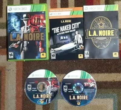 L.A. Noire Missing Disc 2 (Microsoft Xbox 360 2011) VG Shape • $6.95