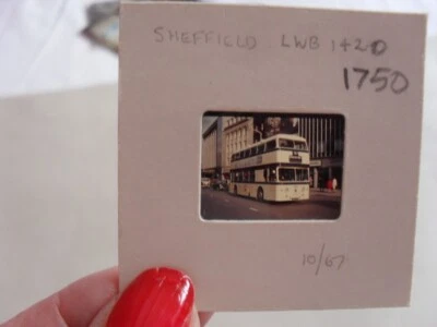 £1.25 • Buy Photo Slide - Sheffield - Bus - Fargate - Hepworths Shops - Transport