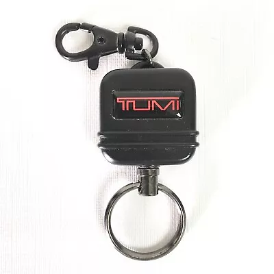 Tumi Keychain Retractable Cord Black Key Fob • $19.99