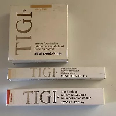 Tigi Foundation Very Fair  Concealer Pencil Light  Nib  Knockout Lipgloss • $15