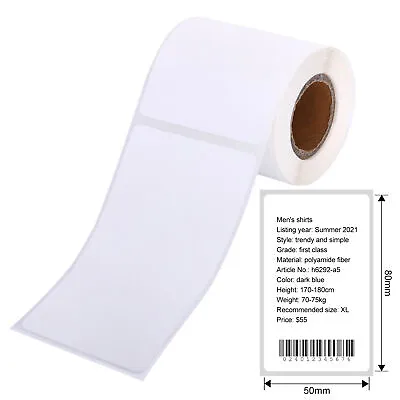 $10.35 • Buy Label Printer Sticker Thermal Label Paper Self-Adhesive Printable Paper B2H3