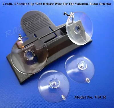 $16.90 • Buy Valentine Cradle/Mount, 4 Cup+Release Wire For Valentine V1 Gen1 Radar Detector