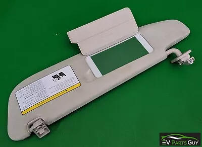 Tesla Model S 2018-2021 SUN VISOR- CREAM ALCANTARA - LEFT DRIVERS - 143824-87-B • $200