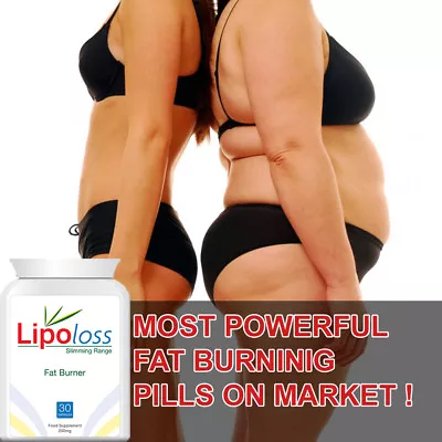 Lipoloss Fat Burner Pills Tablets Extra Strong Lose Weight Fast Burn Your Fat • £19.99