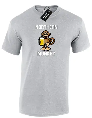 Northern Monkey Mens T Shirt Tee Funny Football Casuals Gift Hooligan Ultras • £7.99