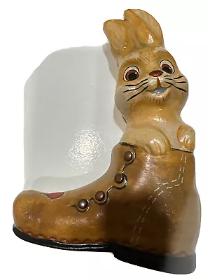 $124 • Buy VAILLANCOURT FOLK ART 2010 Bunny In Shoe 2010-07