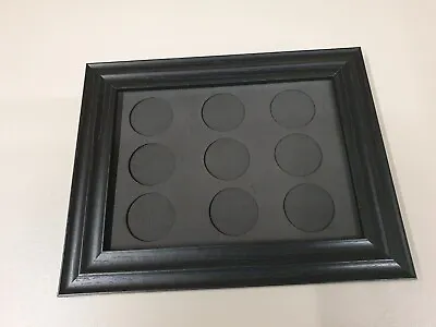 Display Frame For Coins O/A Size Is  8  X 10 .. ( 9 X 38mm Holes ) • £14.99