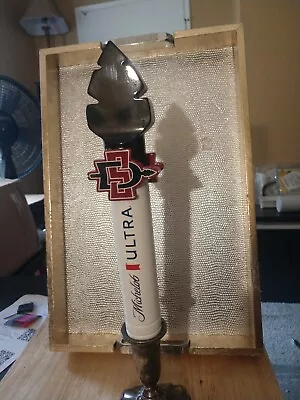 SDSU Aztecs Michelob Ultra 11½ X2½   Beer Tap Handle- Pre-owned/Good Condition  • $25