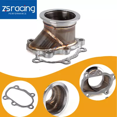 Turbo Down GT25 GT28 T25 T28 5 Bolt Flange To 2.5 /63mm V Band Adapter • $30.35