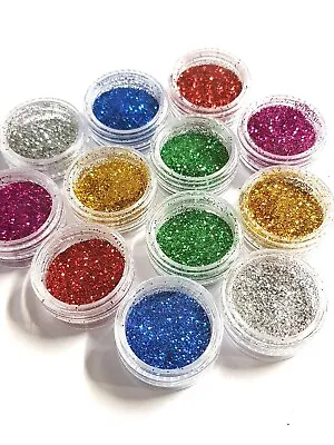 Glitter Pots Chunky Fine Holographic Body Craft Art Face Nail BUY 5 GET 5 FREE • £1.69