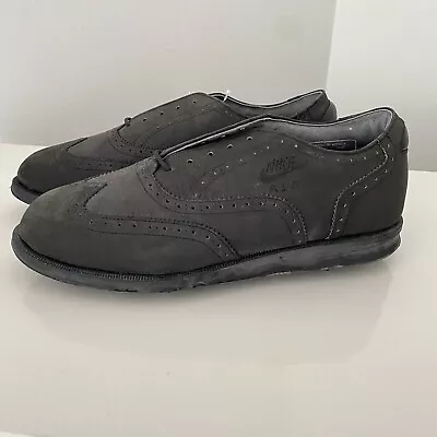 Nike Air Men's Vintage Nubuck Metal Spikes Golf Shoes Size 9 • $70