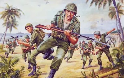 £12.03 • Buy Airfix WWII US Marines  1:76 Scale