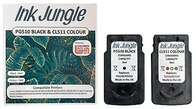 PG510 Black & CL511 Colour Ink Cartridge For Canon PIXMA IP2700 Inkjet Printer • £21.75