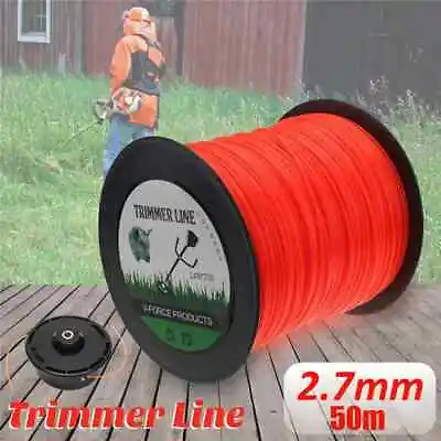 Trimmer Line 1lb 0.1  Square String Spool Commercial Grade 164ft Fit Echo Stihl • $27.99