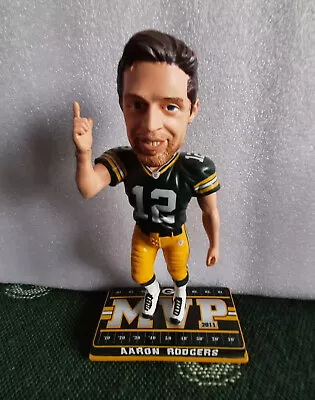 Green Bay Packers Aaron Rodgers Legends Of The Field 2011 MVP Bobblehead • $55