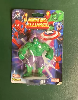 2013 Marvel Miniature Alliance Hulk Green Action Figure 3  New And Sealed • $9.95
