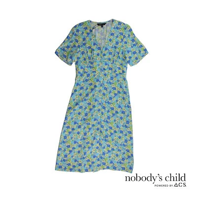 £14.99 • Buy Nobody's Child Alexa Floral Midi Dress Size UK 12