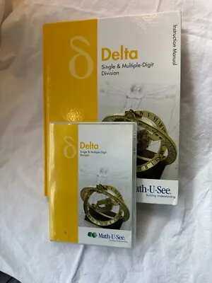 Math U See Delta Set Teacher Instruction Manual DVD Homeschool FREE SHIP! • $28