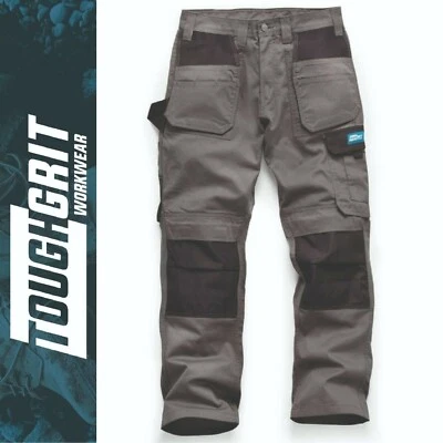 £28.50 • Buy ToughGrit Work Trousers Holster Pockets - Trade Cargo Site Trousers - SIZE 32R