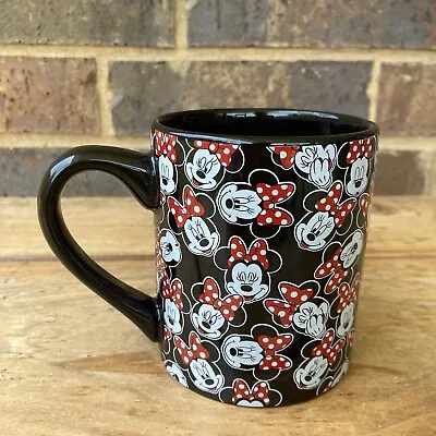 Minnie Mouse Coffee Cup Laughing Minnie Heads Print Red Black White Mug 14 Oz. • $7.99