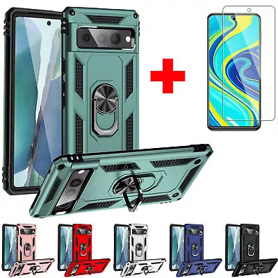 For Google Pixel 6a/7 Pro Pixel 5 4a 5G/3a XL Shockproof Case Ring Holder Cover • $9.99