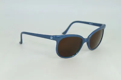 Vintage Vuarnet 002D Small Blue Gitan 002 Sunglasses Dark Brown Mineral Lens • $103.20