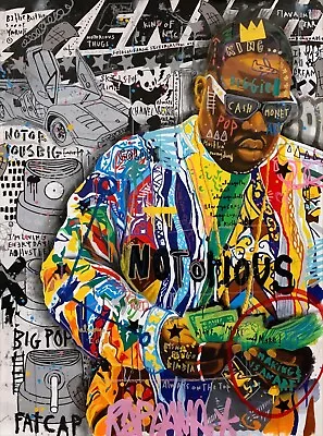 NEW Notorious BIG Biggie Smalls Music Poster Art Print Wall Art Canvas • $92.96