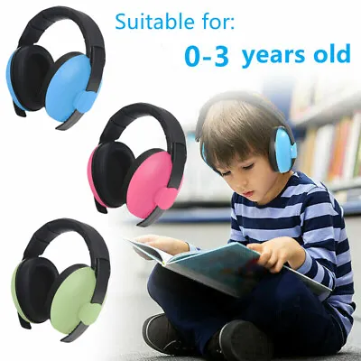 Kids Child Baby Ear Defenders Children Muffs Noise Reduction Earmuffs Protectors • £6.12