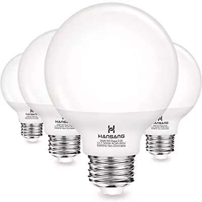 Hansang G25 LED Globe Light Bulbs 60W Equivalent  Assorted Colors  Sizes • $19.72