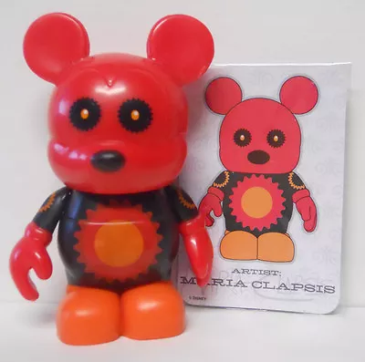 2010 Disney Vinylmation Figure-Urban #5 Red Gears Bear W/ Card • $2.50