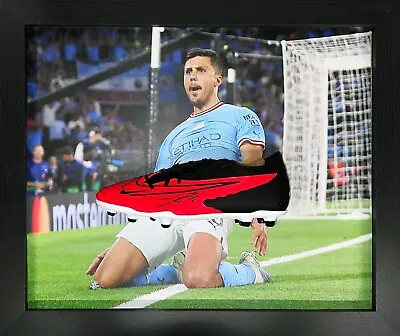 Dome Framed Rodri Signed Nike Football Boot Manchester City See Proof + Coa • $435.16