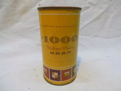 $1000 Natural Process Flat Top Beer Can~miller Brg.milwaukeewis • $50