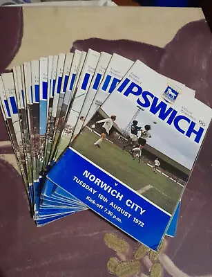Ipswich Town Home Programmes 1970s • £1.50